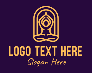 Yoga - Minimalist Yoga logo design