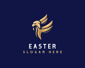 Sports Team - Wing Eagle Letter F logo design