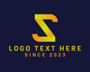 App - Tech App Letter S logo design