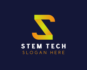 Tech App Letter S  logo design