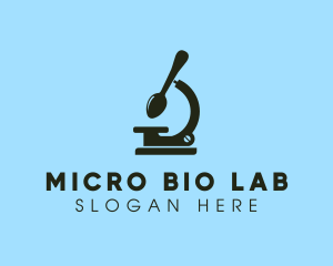 Spoon Microscope Laboratory logo design