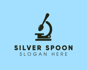 Spoon Microscope Laboratory logo design