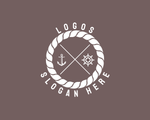 Navy - Marine Nautical Sailor logo design
