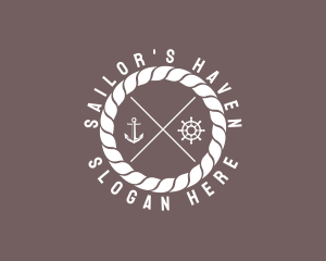 Marine Nautical Sailor logo design