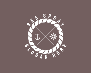 Marine Nautical Sailor logo design