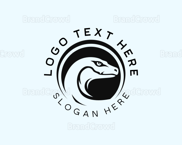 Wildlife Komodo Dragon Logo
