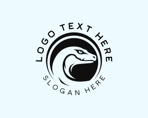 National Animal - Wildlife Komodo Dragon logo design