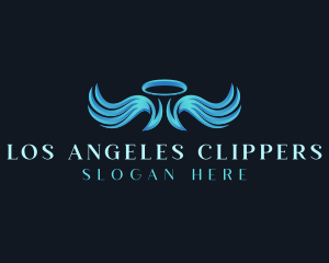 Halo Angel Wings logo design