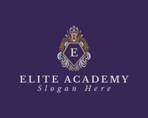 Ornate Academy Institution logo design