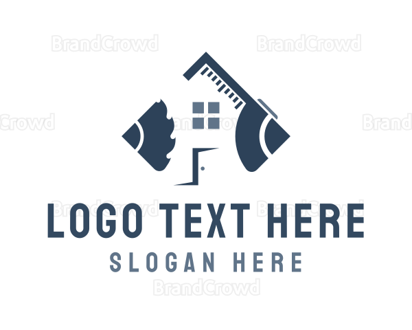 Home Construction Tools Logo