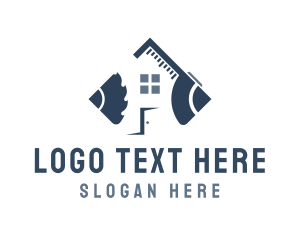 Tape Measure - Home Construction Tools logo design