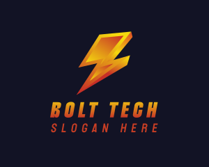 Electrical Lightning Bolt logo design