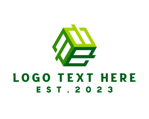 Firm - Innovative Firm Cube logo design