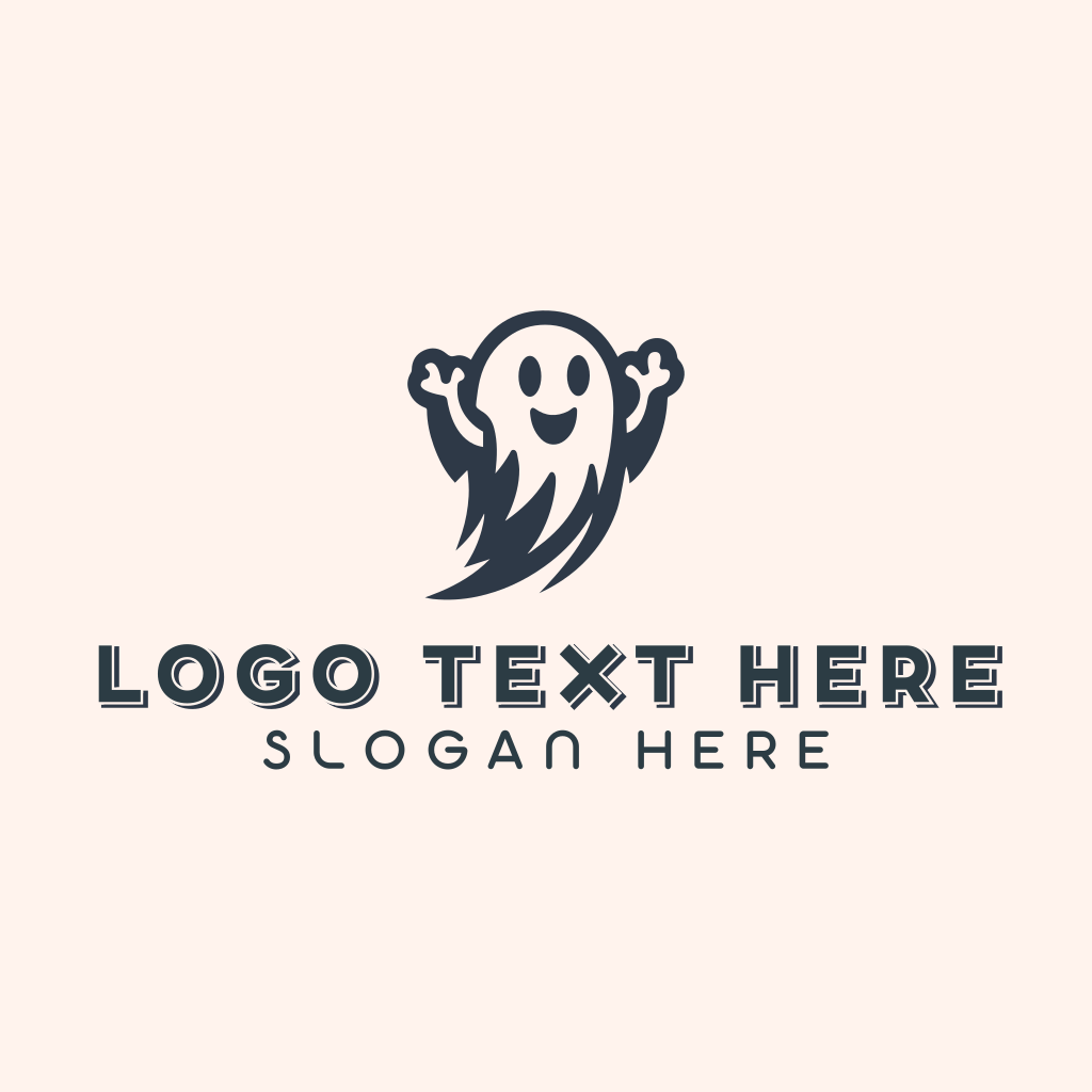 Spooky Scary Ghost Logo | BrandCrowd Logo Maker