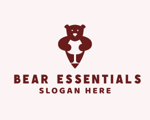 Bear - Bear Wine Bar logo design