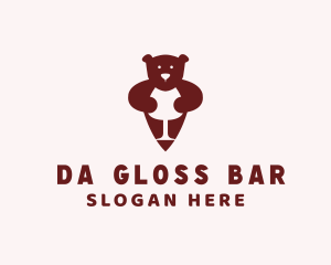 Bear Wine Bar logo design