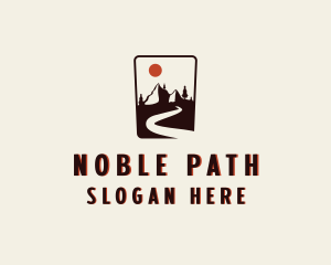 Mountain Pathway Road logo design