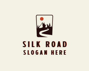 Mountain Pathway Road logo design