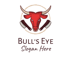 Bull - Bull Chophouse Knife logo design