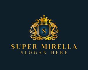Jewelry - Shield Crown Monarchy logo design