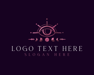 Home Decor - Spiritual Boho Eye logo design