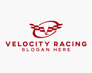 Motorsports - Motorsports Racing Letter V logo design