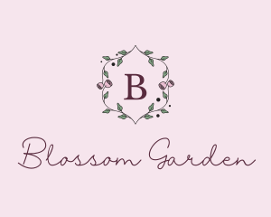 Flora - Flower Wreath Boutique logo design