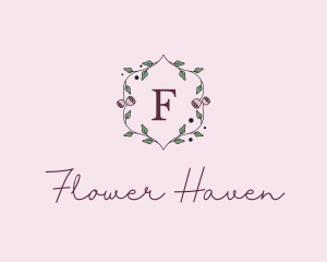 Flower Wreath Boutique logo design