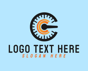 Application - Letter C Cyber Technology logo design