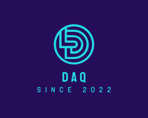Digital Application Letter D logo design