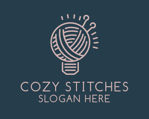 Crochet Needlecraft Thread  logo design