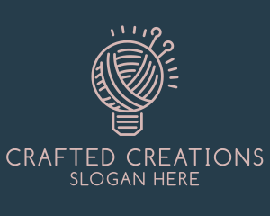 Crochet Needlecraft Thread  logo design