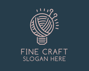 Crochet Needlecraft Thread  logo design