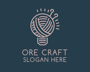 Crochet Needlecraft Thread  logo design