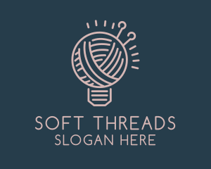 Crochet Needlecraft Thread  logo design