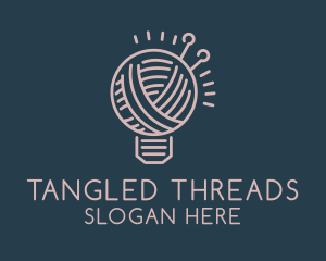 Crochet Needlecraft Thread  logo design