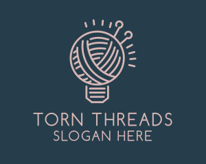 Crochet Needlecraft Thread  logo design