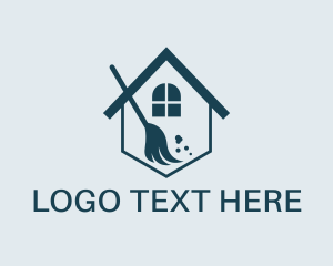 Roofing - House Cleaning Service logo design