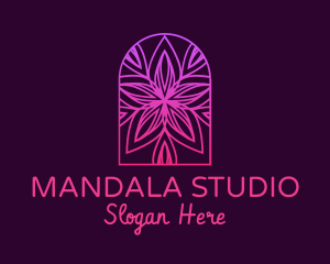 Mandala - Mandala Arch Flower logo design