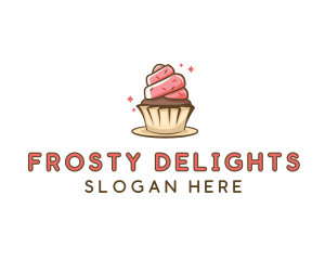 Icing - Sweet Cupcake Dessert logo design
