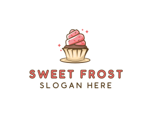 Icing - Sweet Cupcake Dessert logo design