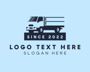 Distribution - Delivery Truck Vehicle logo design