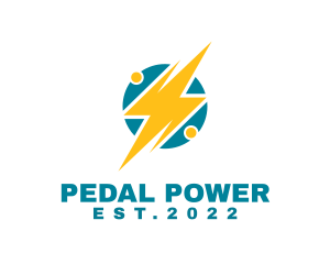 Charging Power Plant  logo design