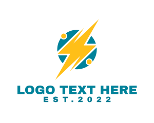 Thunder - Charging Power Plant logo design