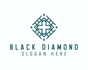 Religious Diamond Cross logo design