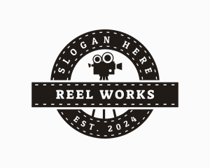 Reel - Camera Film Reel logo design