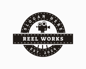 Camera Film Reel logo design