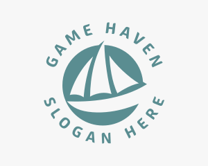 Sailing Boat Mainsail Logo