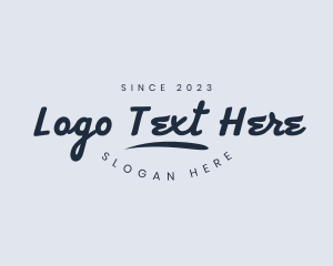 Cursive - Handwritten Cursive Wordmark logo design