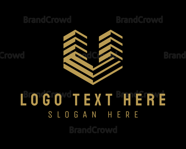 Luxury Building Letter V Logo